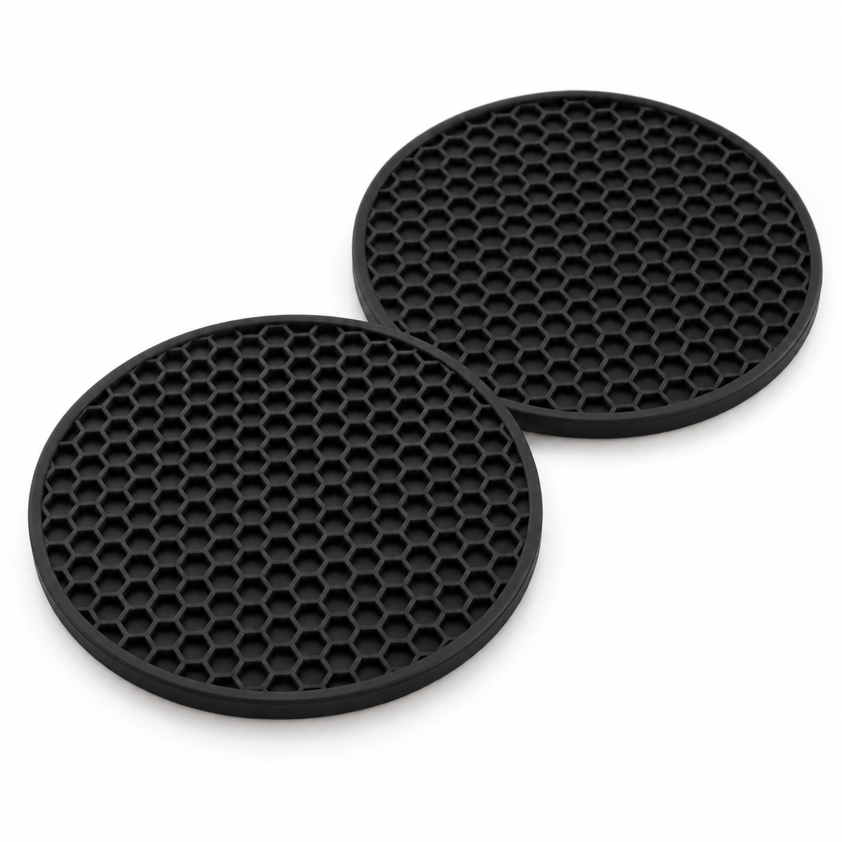 ☕ Everyday Comfort | Honeycomb Round Coasters | Modern Table Protection