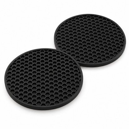 ☕ Everyday Comfort | Honeycomb Round Coasters | Modern Table Protection