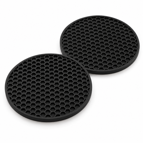 ☕ Everyday Comfort | Honeycomb Round Coasters | Modern Table Protection