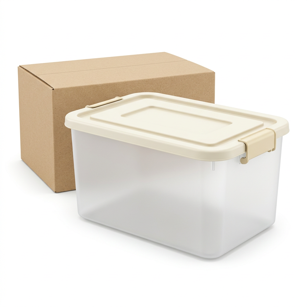 🧺 Smart Storage | Translucent Plastic Organizer | Minimalist Home Organization Box
