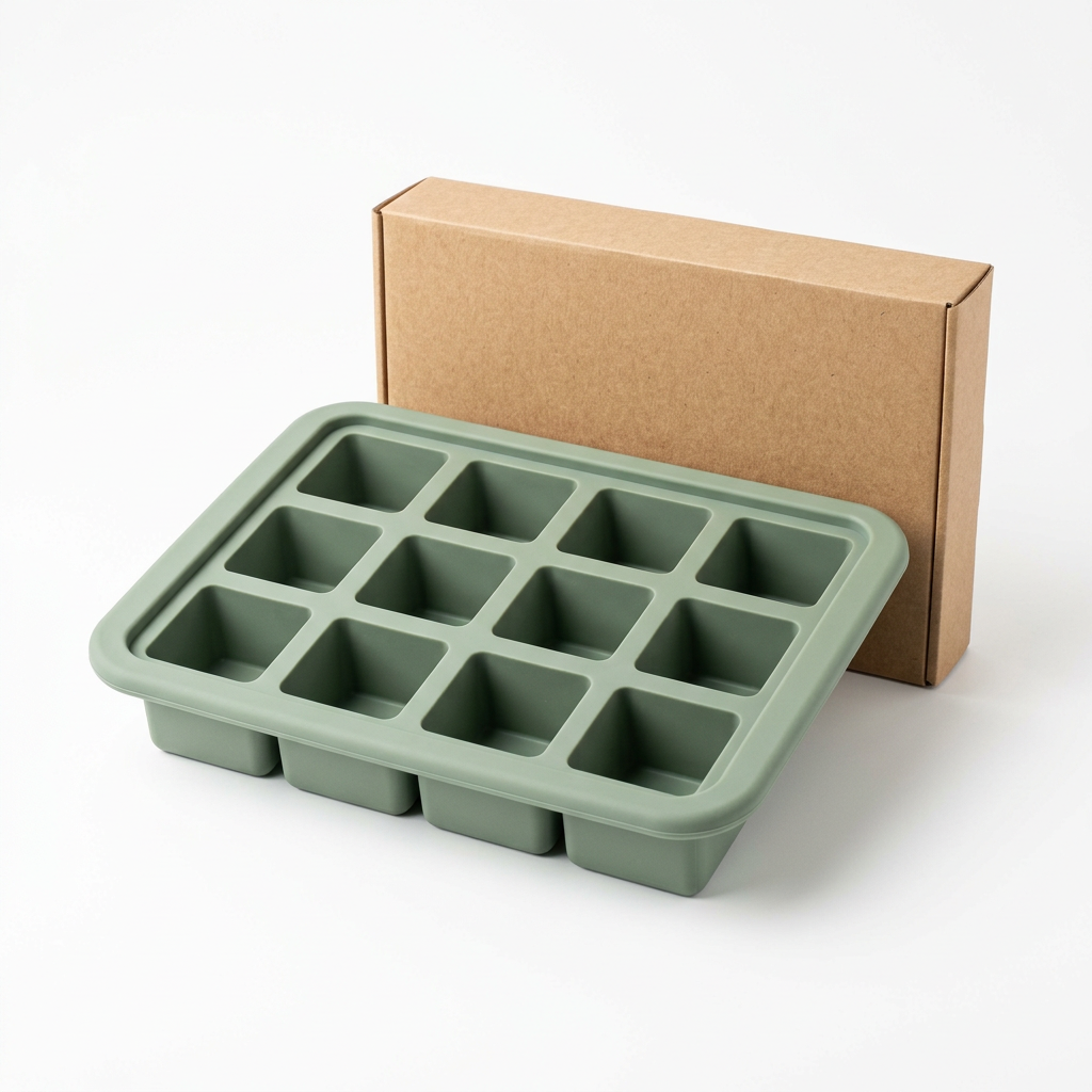 🧊 Chill in Style | 12-Cavity Ice Cube Tray | Reusable Kitchen Freezing Essential