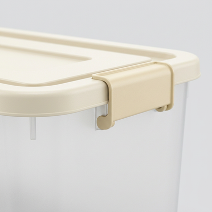 🧺 Smart Storage | Translucent Plastic Organizer | Minimalist Home Organization Box