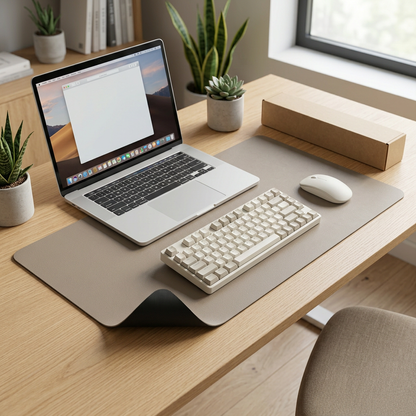 🖥️ Workspace Upgrade | Minimalist Desk Mat | Elegant Protection for Everyday Work