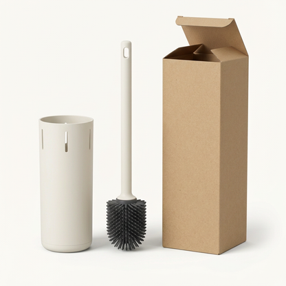 🛁 Bathroom Refresh | Modern Silicone Toilet Brush | Minimalist Cleaning & Storage Essential