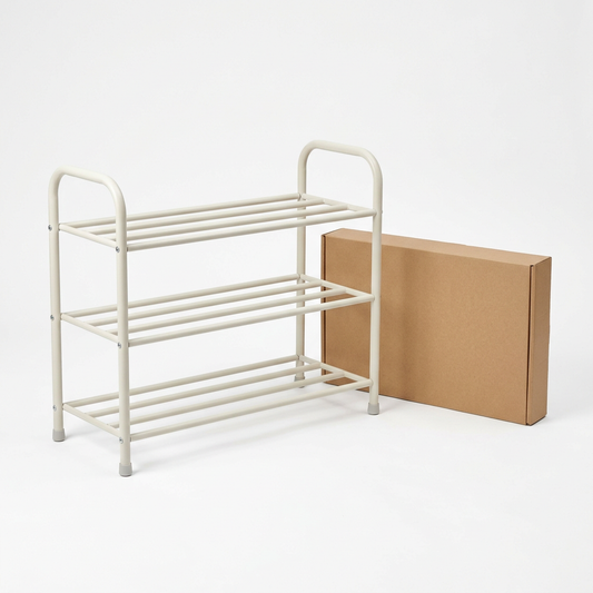 👟 Space-Saving Storage | 3-Tier Shoe Rack | Minimalist Home Organization