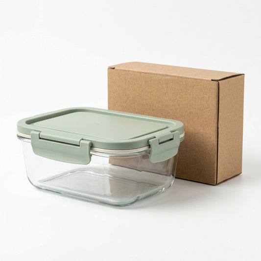 🥑 Freshness Made Simple | Glass Food Storage Container | Secure Locking Lid